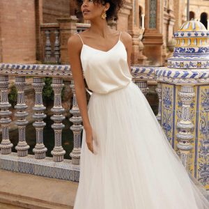 Top + spódnica Mercat B3 Top4 ivory