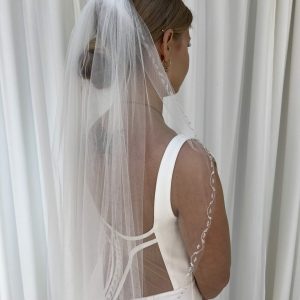 Welon z błyszczącym obszyciem