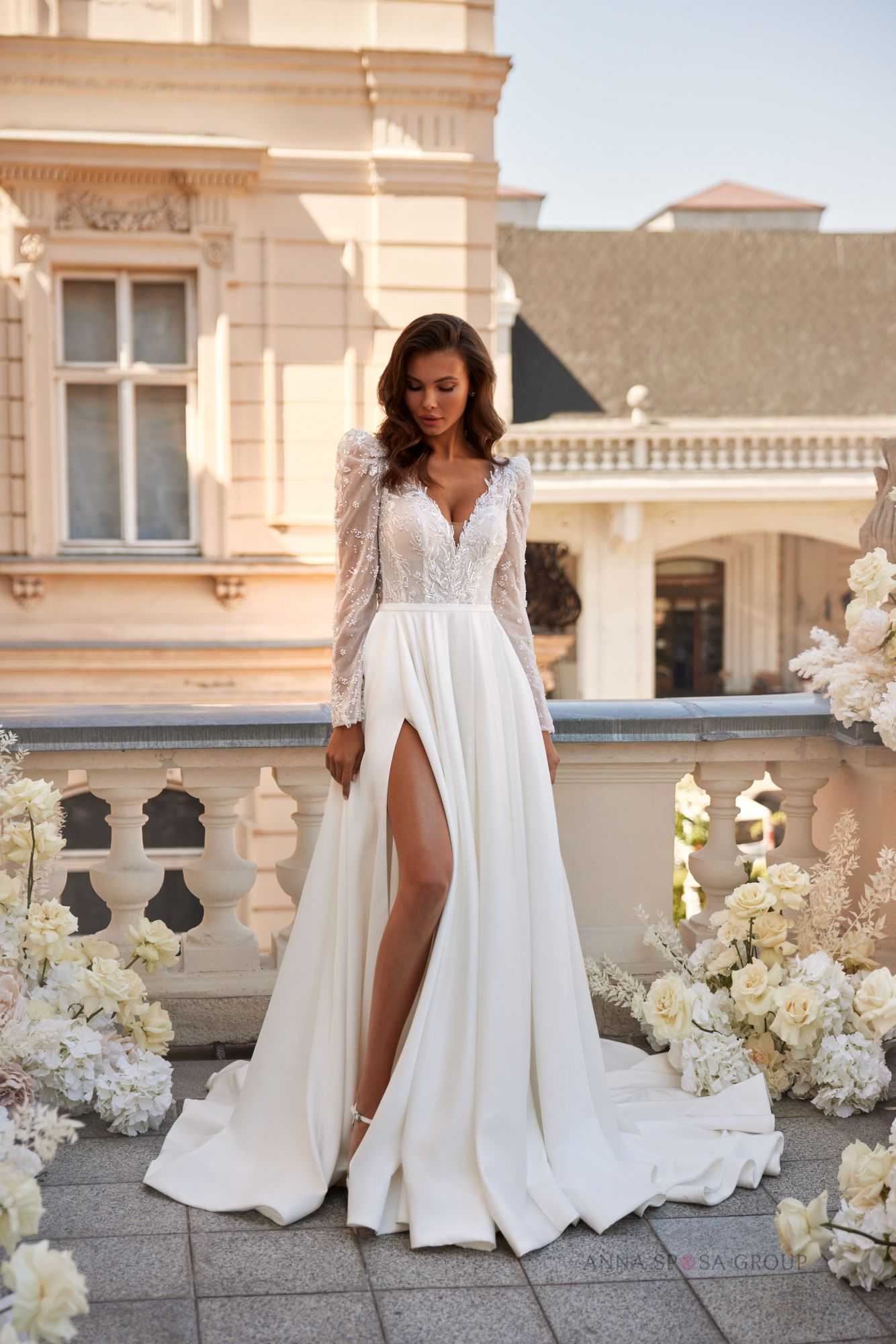 suknia ślubna anna sposa alda przód