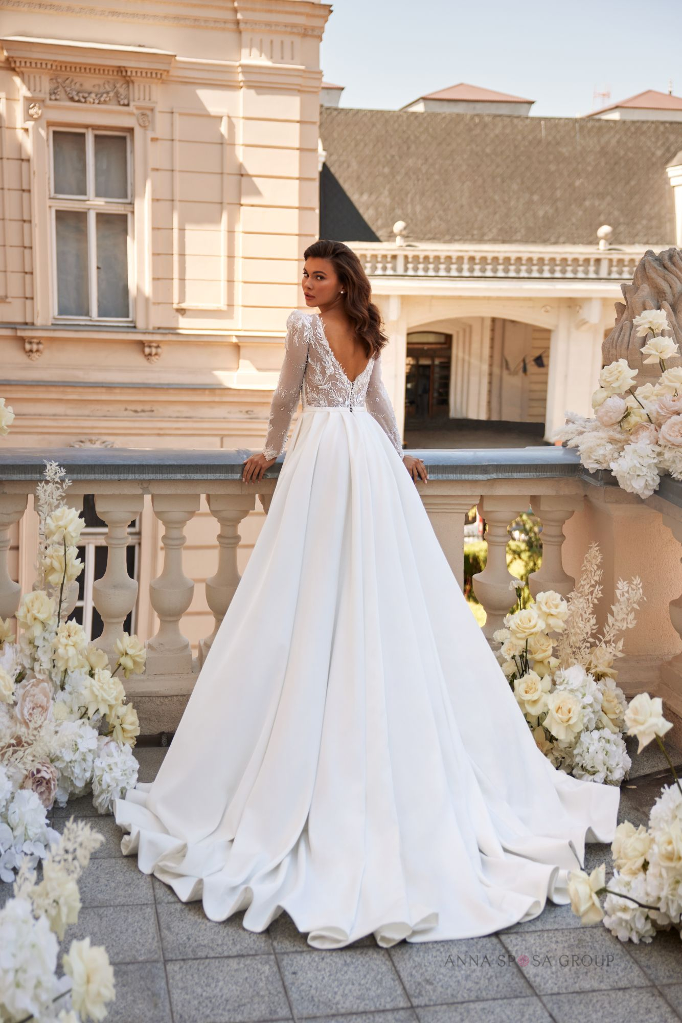 suknia ślubna anna sposa alda tył