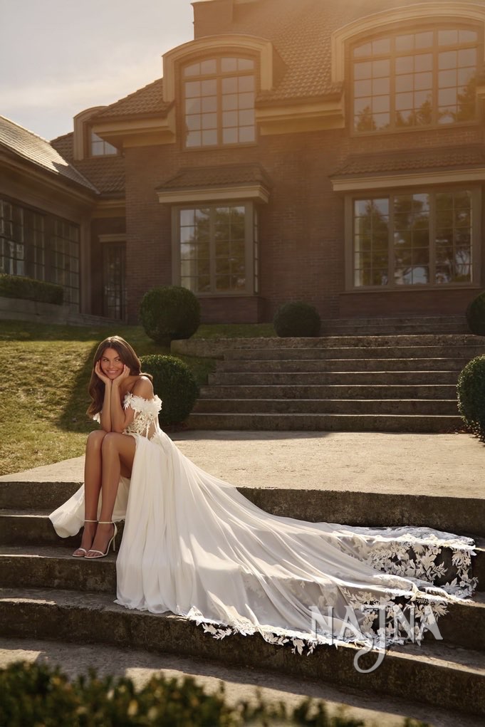 Suknia ślubna Anna Sposa Allegresse FJORDA blisko w NAJNA WOW