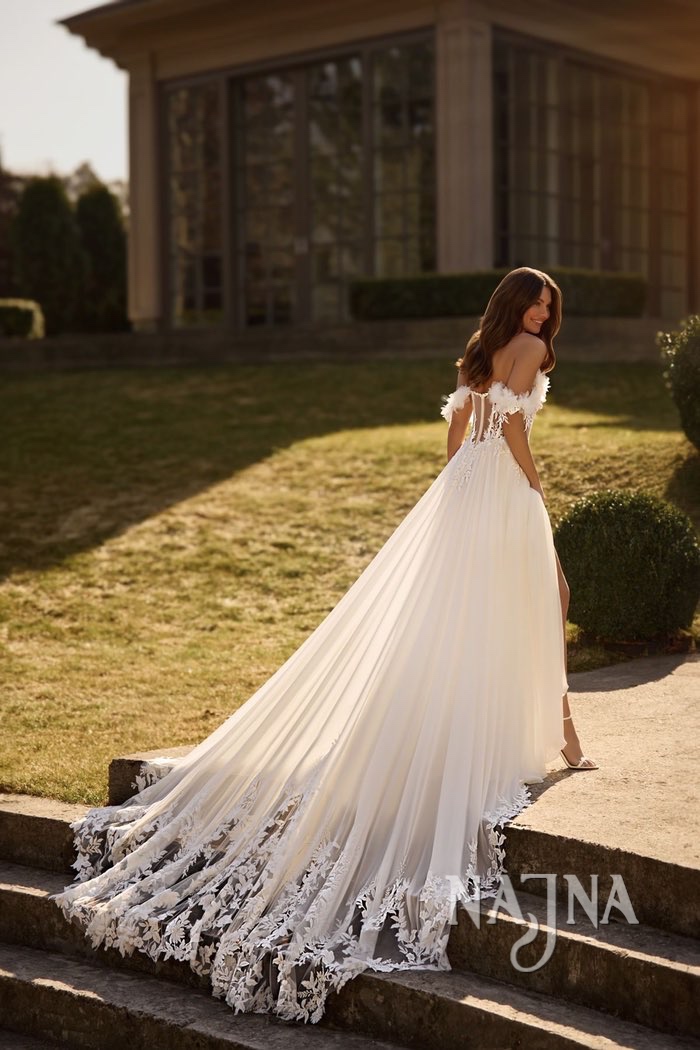 Suknia ślubna Anna Sposa Allegresse FJORDA tył w NAJNA WOW