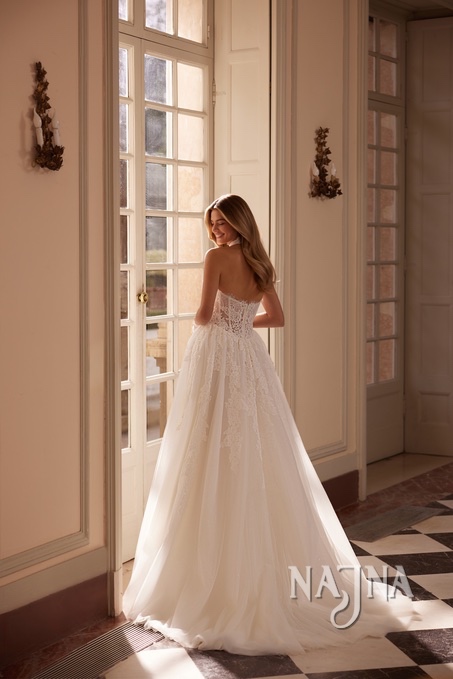 Suknia ślubna Anna Sposa Allegresse MALVIKA tył w NAJNA WOW