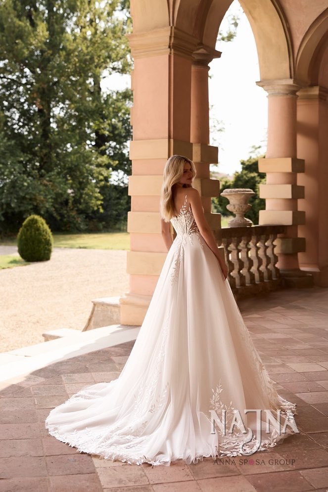 Suknia ślubna Anna Sposa DESSOL tył w NAJNA WOW