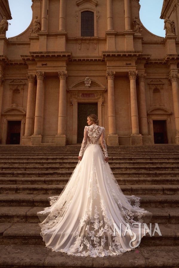 Suknia slubna Anna Sposa DREMMA tył w NAJNA WOW