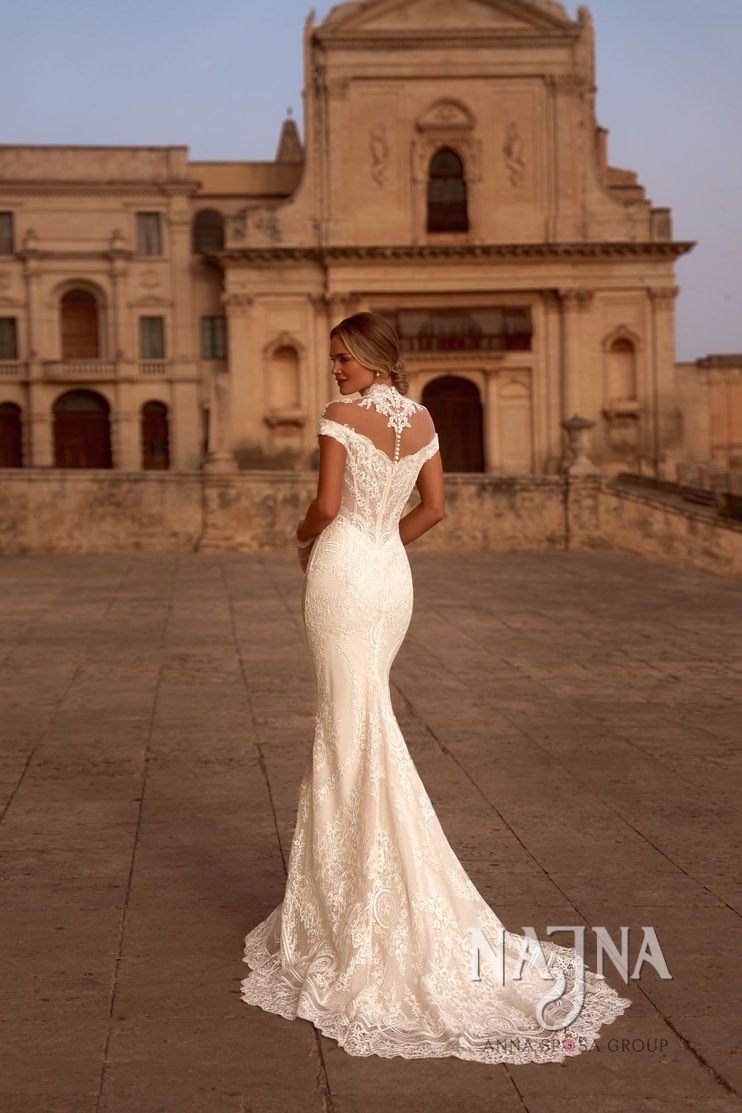 Suknia slubna Anna Sposa GAZELIA tył w NAJNA WOW