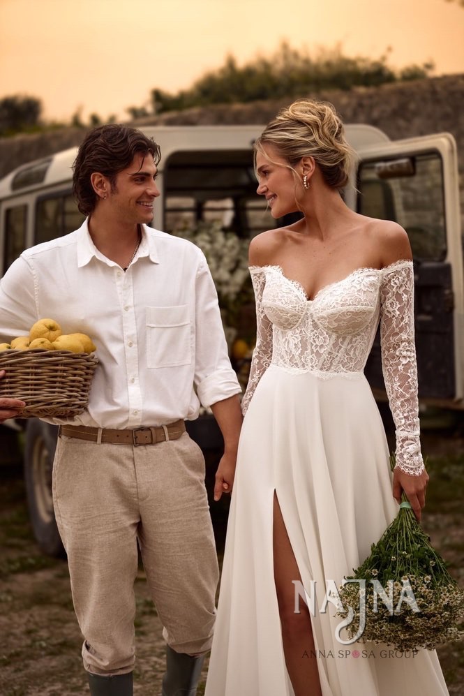 Suknia slubna Anna Sposa GERHART blisko w NAJNA WOW