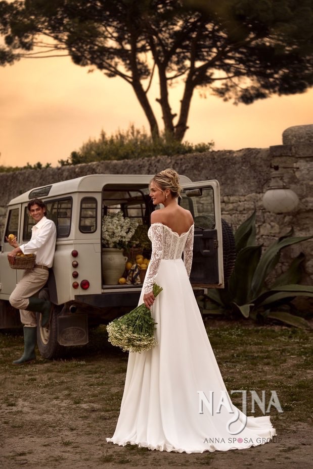 Suknia slubna Anna Sposa GERHART tył w NAJNA WOW