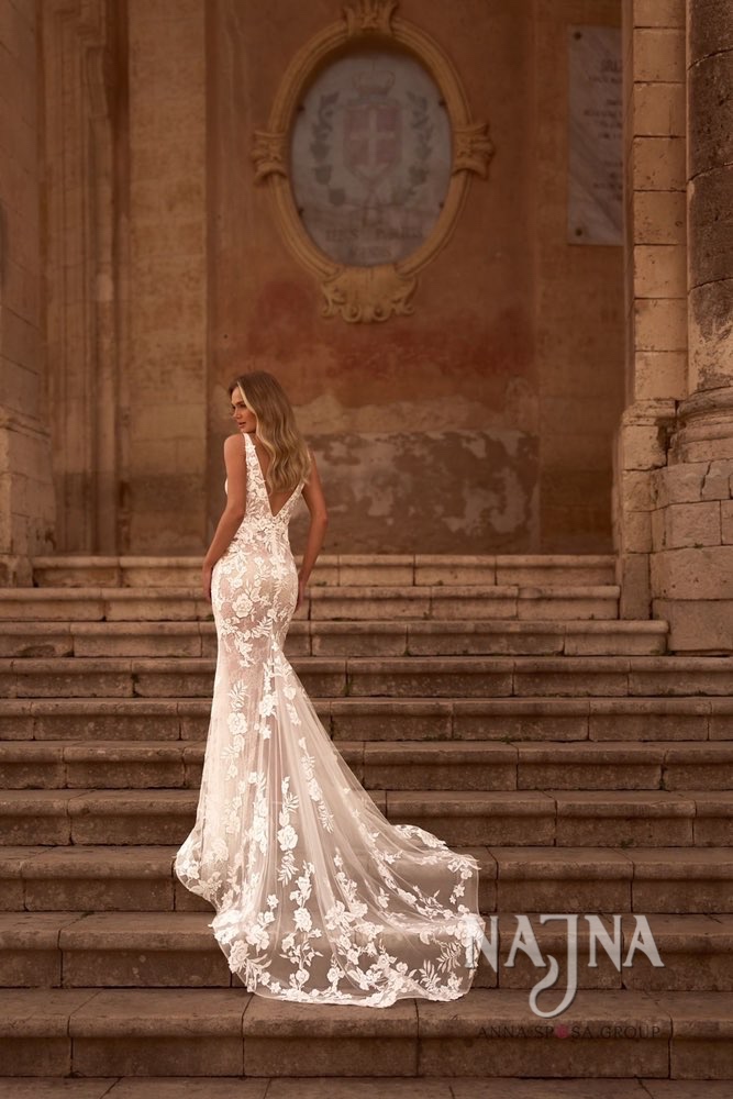 Suknia ślubna Anna Sposa MORINGA tył w NAJNA WOW