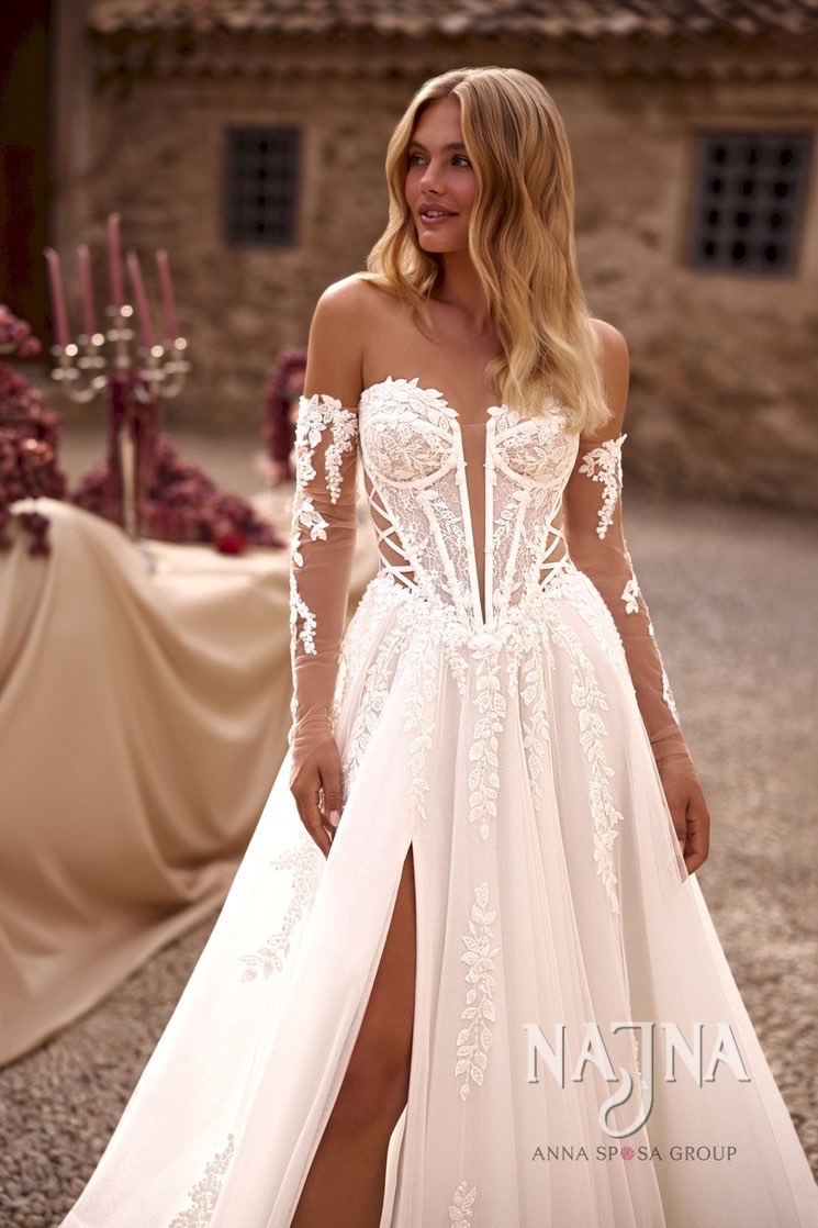 Suknia ślubna Anna Sposa ROUWEN blisko w NAJNA WOW