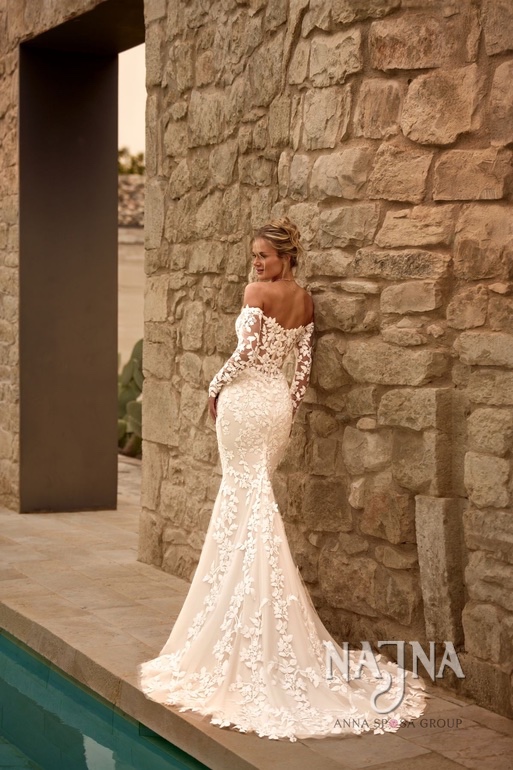 Suknia ślubna Anna Sposa SMARTI tył w NAJNA WOW