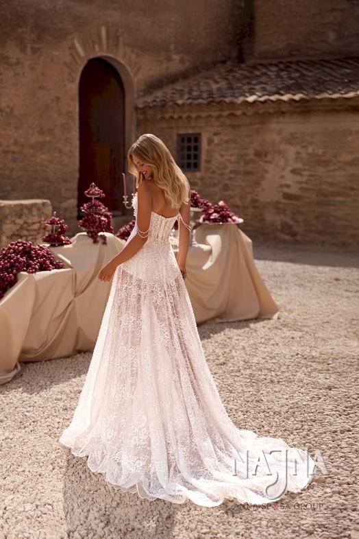 Suknia ślubna Anna Sposa TANITA tył w NAJNA WOW