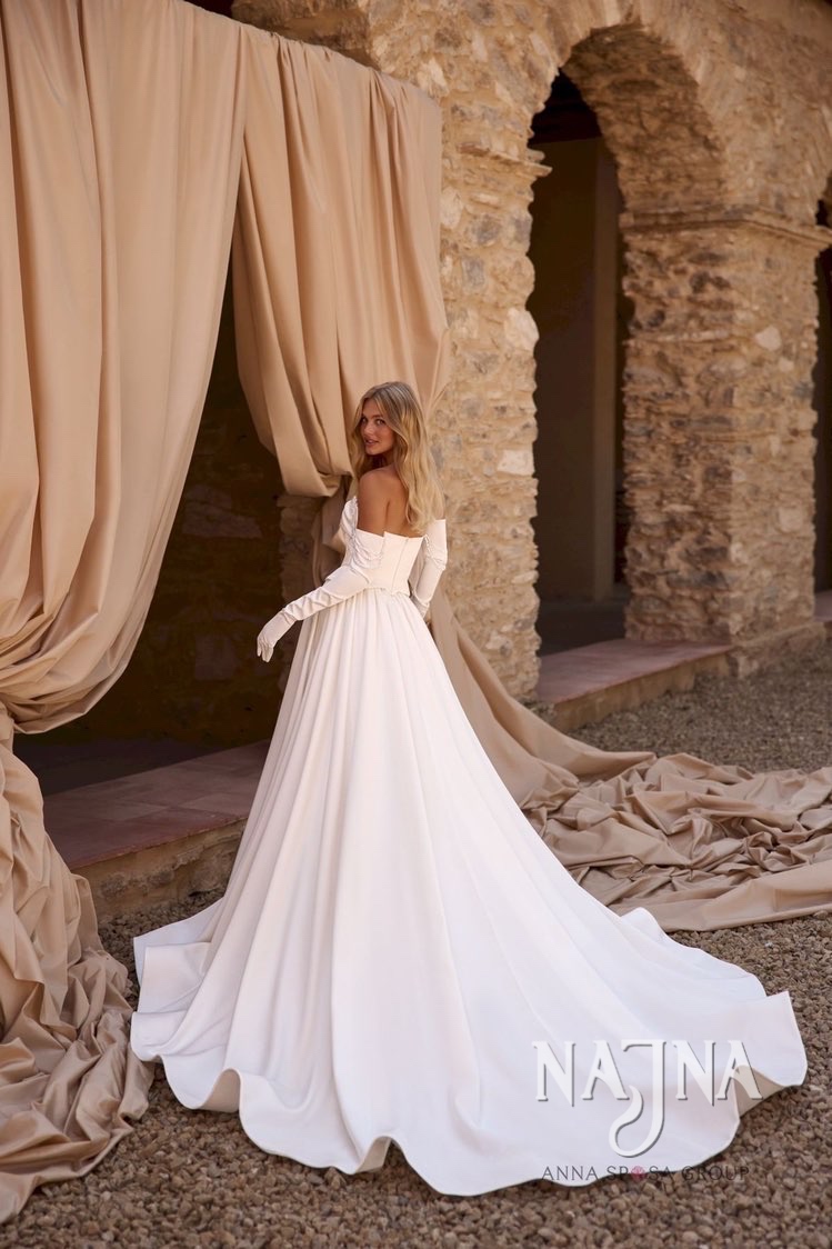 Suknia ślubna Anna Sposa TUMANA tył w NAJNA WOW