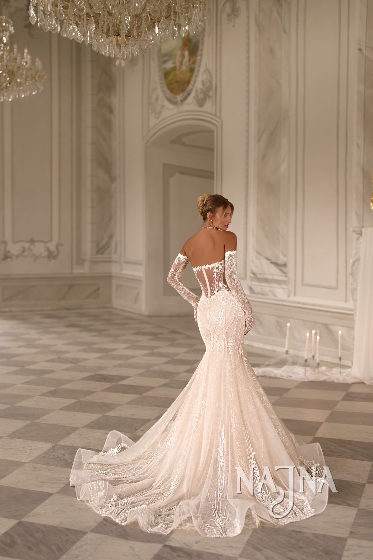 Suknia ślubna Anna Sposa Allegresse ANNATO tył w Najna WOW