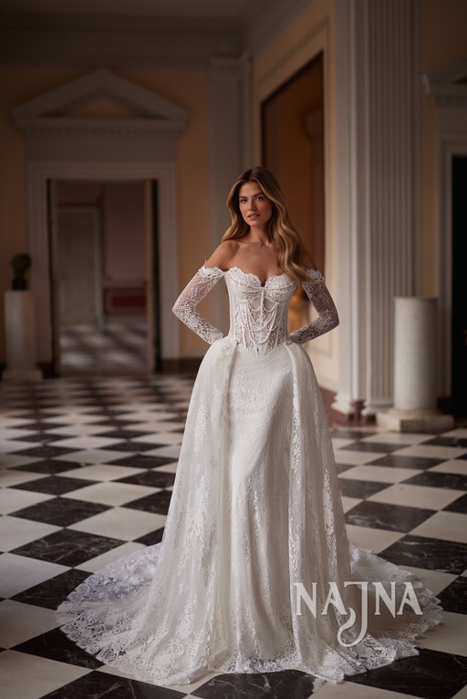 Suknia ślubna Anna Sposa SPARKLE z odpinanym trenem w NAJNA WOW