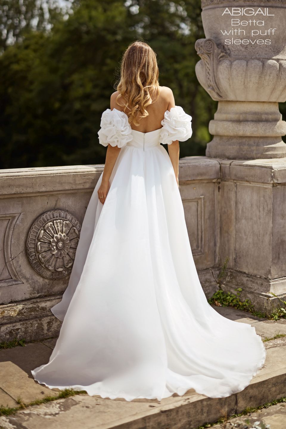 Suknia ślubna Herm's Bridal Abigail BETTA tył w NAJNA WOW