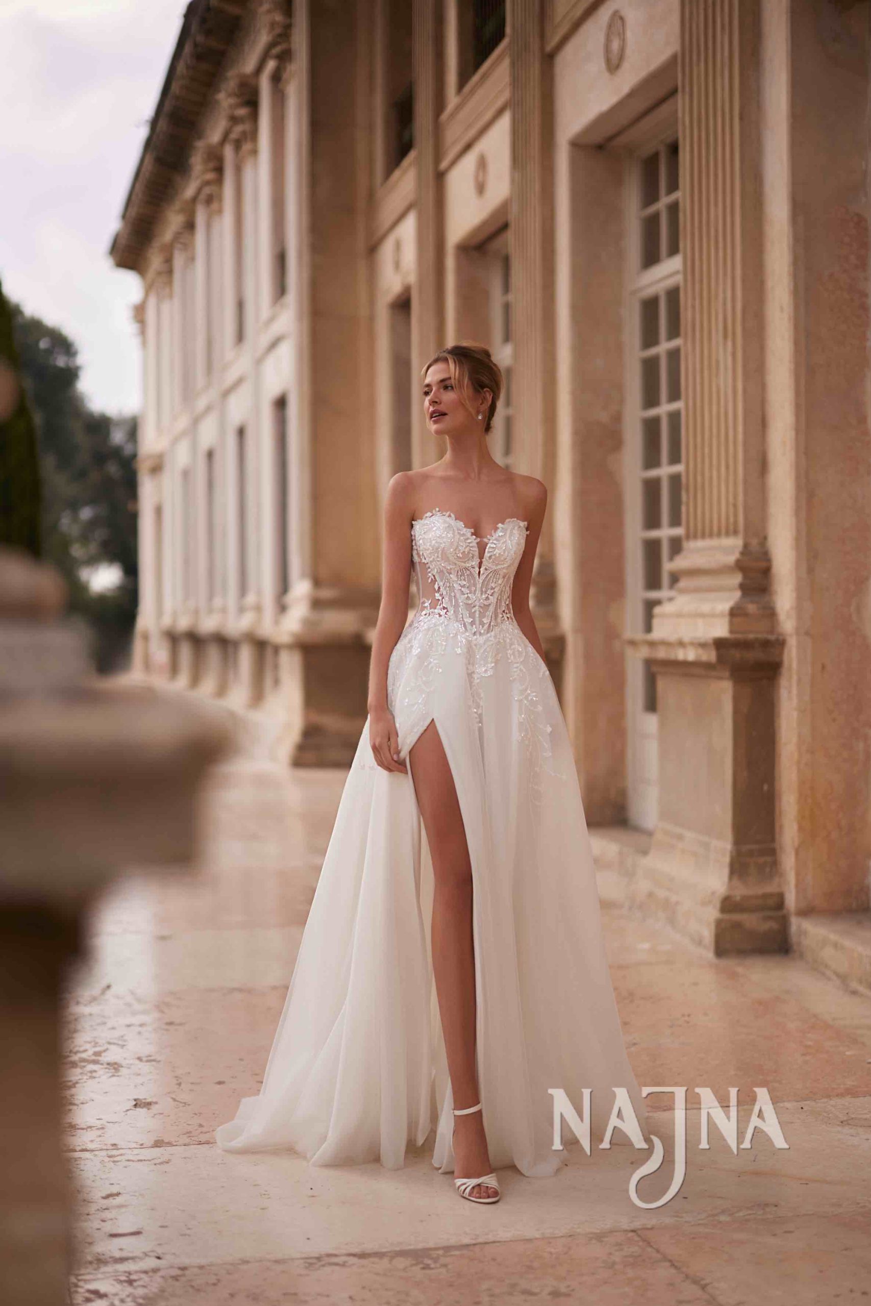 Suknia ślubna Anna Sposa Allegresse RAVAINA bez bolerka w NAJNA WOW