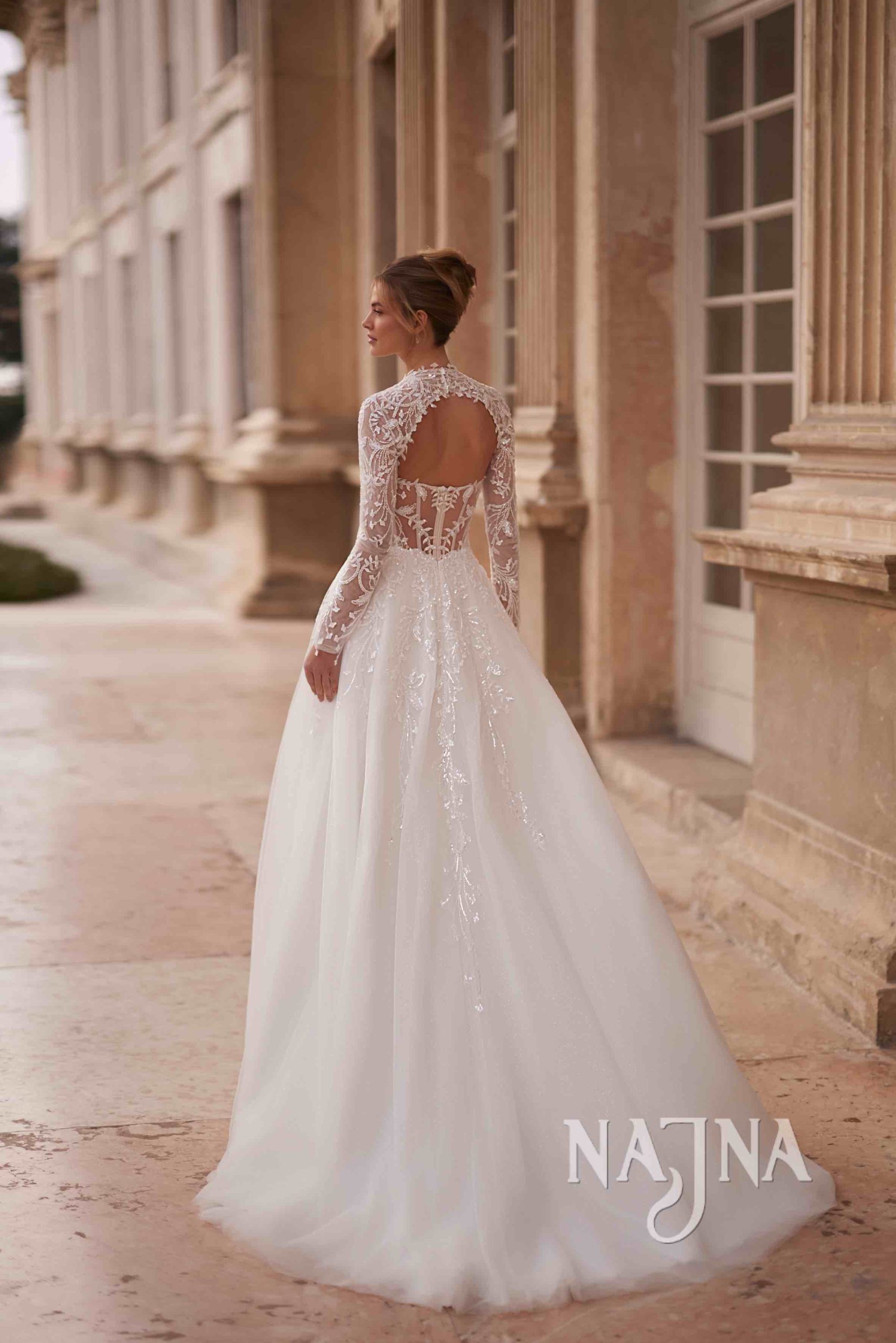 Suknia ślubna Anna Sposa Allegresse RAVAINA tył w NAJNA WOW