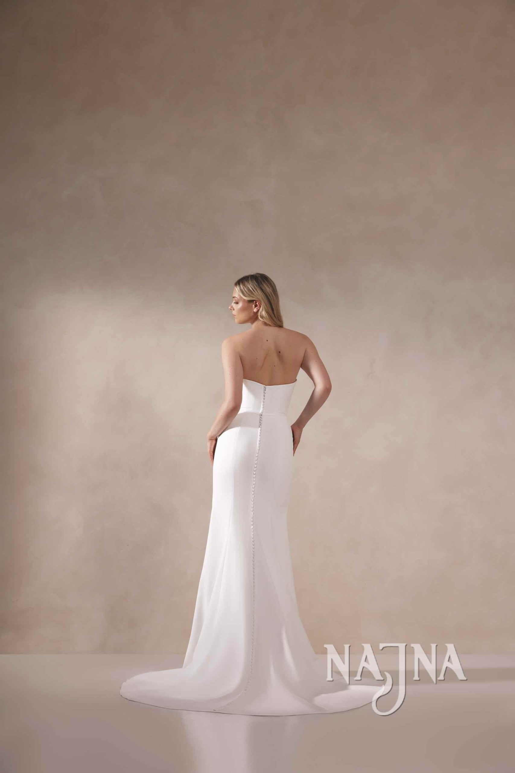 Suknia ślubna Justin Alexander ADORE 11395 DEVA tył