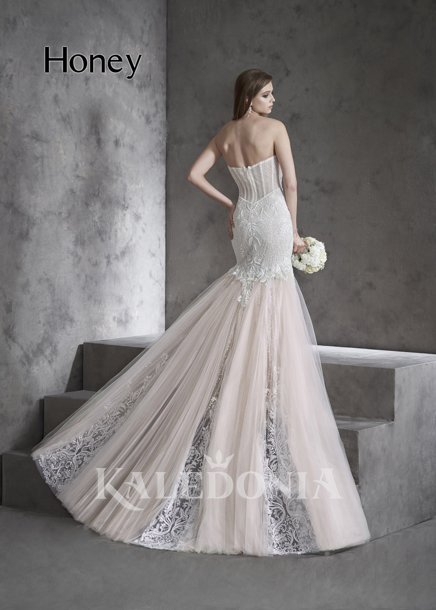 Suknia ślubna Kaledonia HONEY tył
