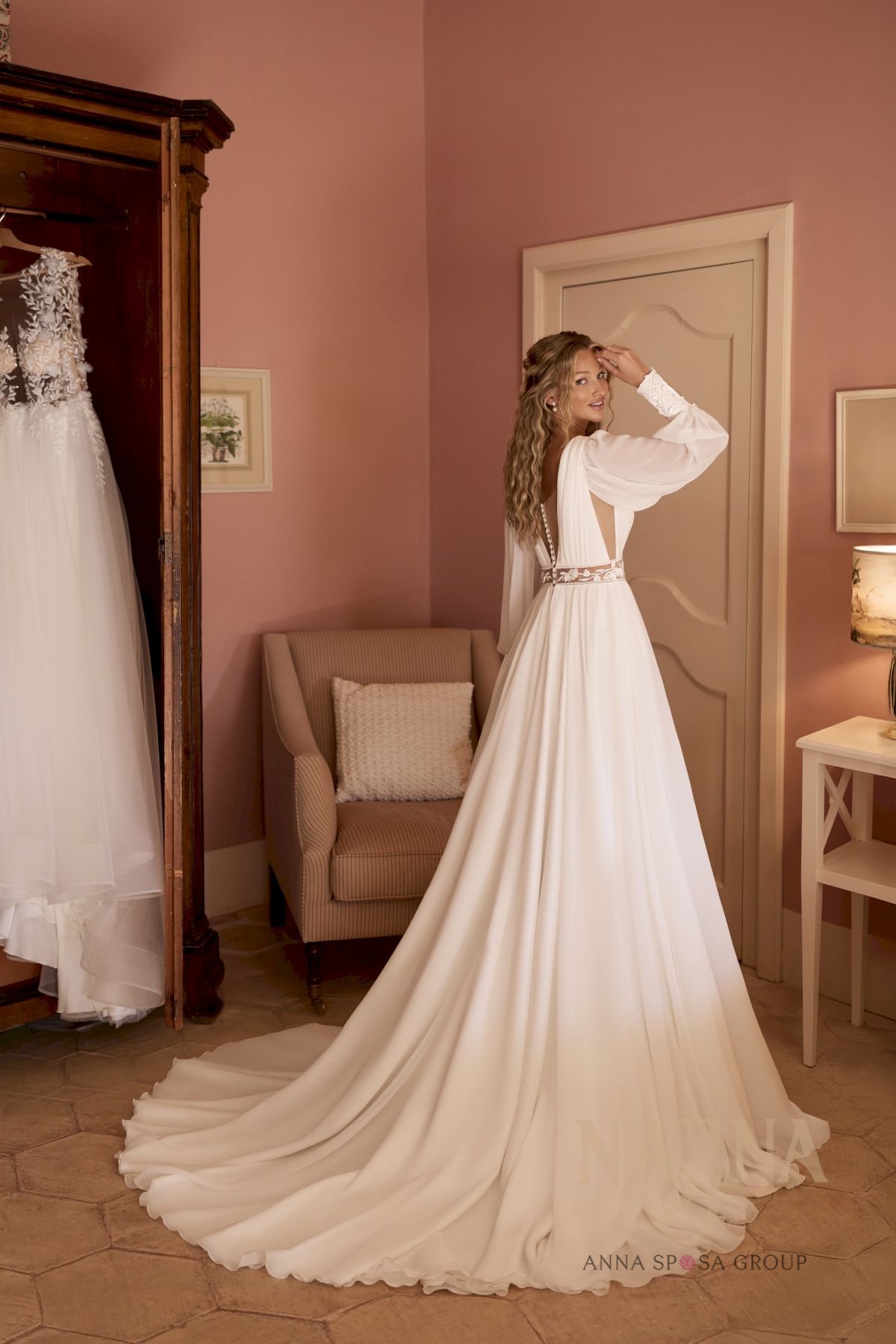 Suknia ślubna Anna Sposa CINDER tył w salonie NAJNA WOW