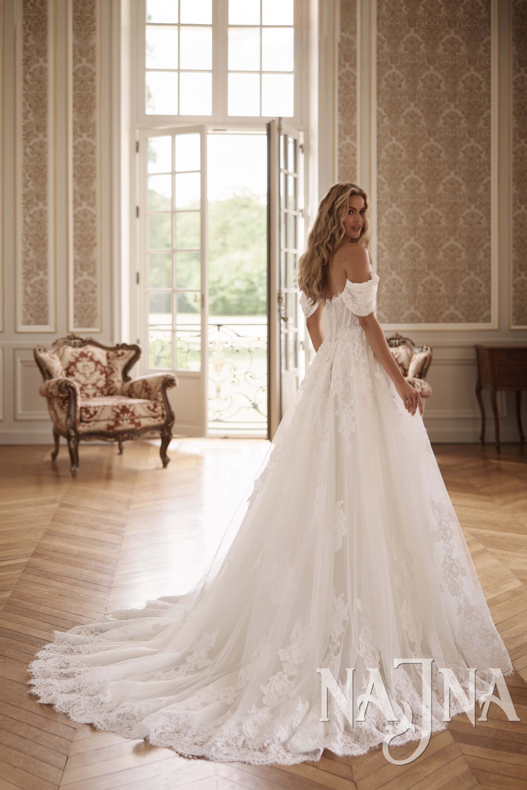 Suknia ślubna Anna Sposa Allegresse GOSSAMER tył