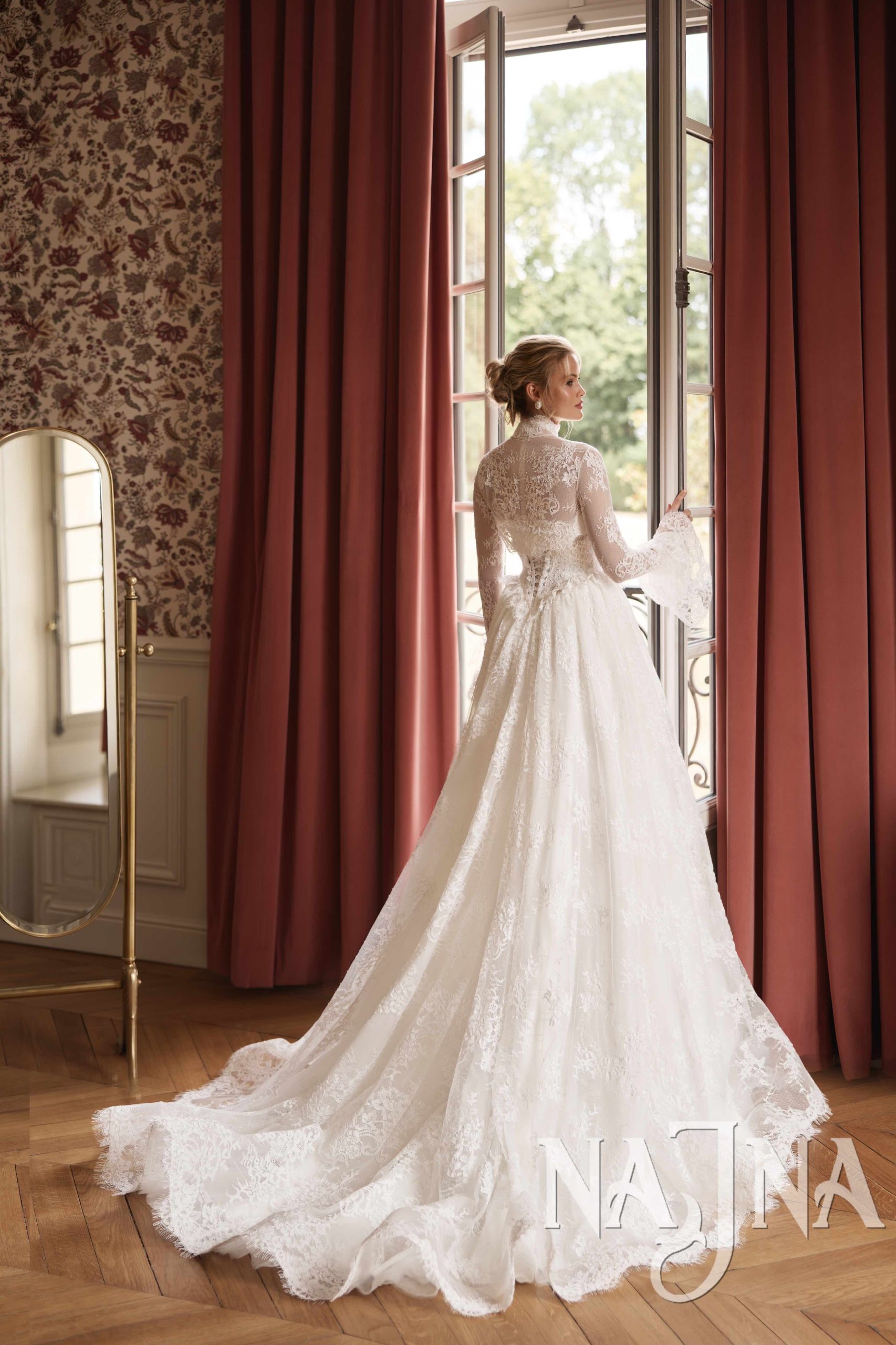 Suknia ślubna Anna Sposa Alligresse VINTAGE tył